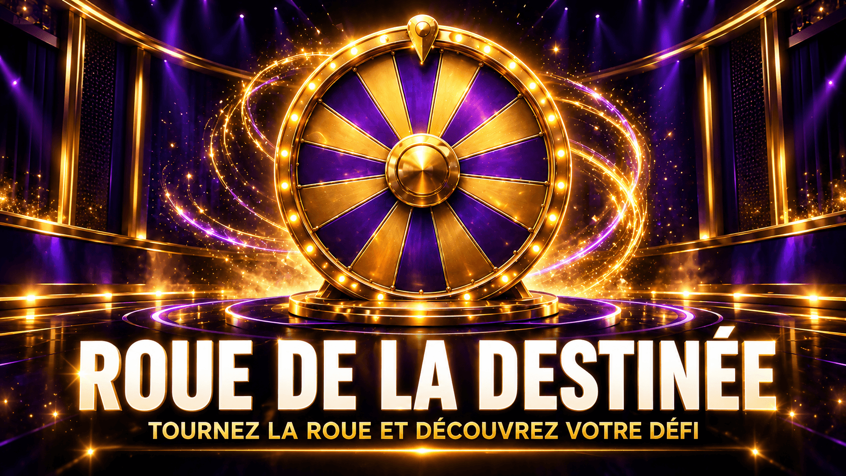 Roue de la Destinée AnimaJet en soirée